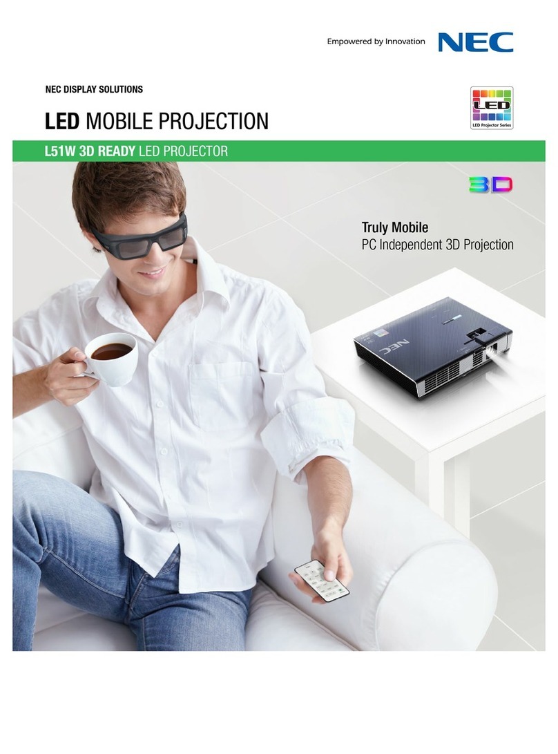 NEC NEC L51W LED Brochure & specs
