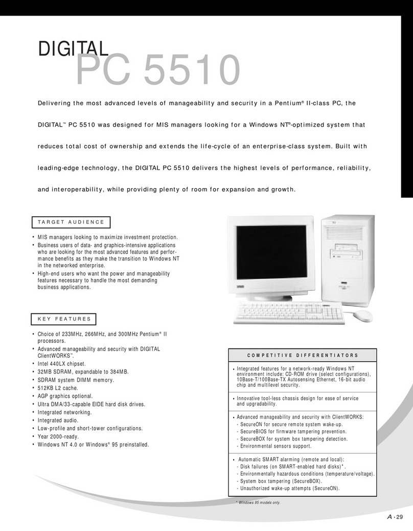 Compaq DIGITALPC 5510 User manual