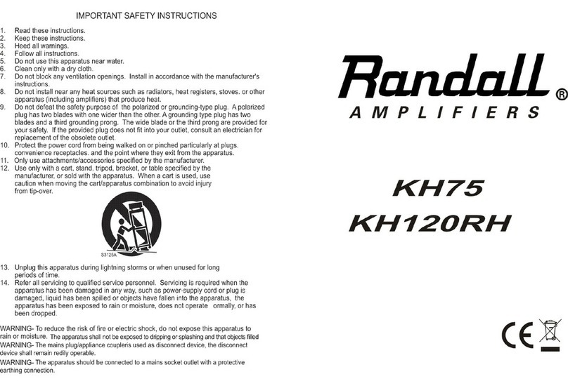 Randall KH75 Brochure & specs