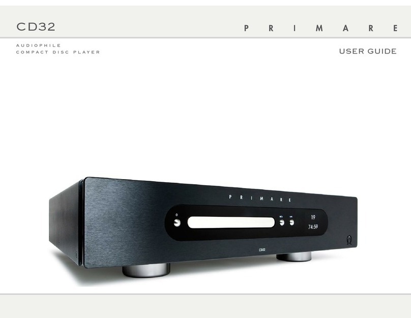 Primare CD32 user guide