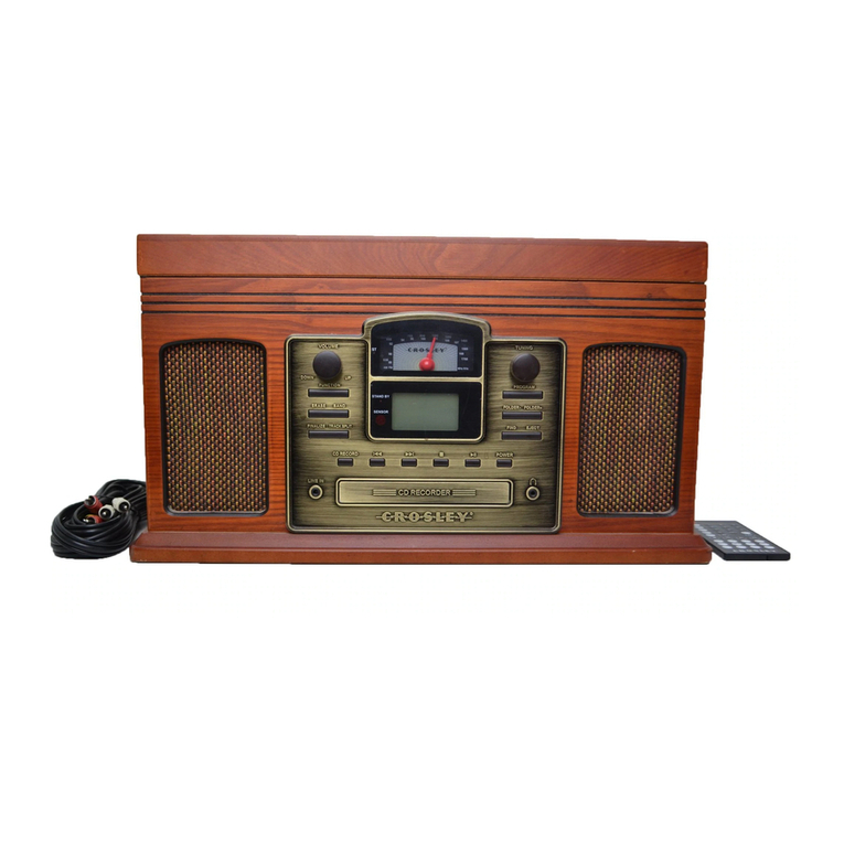 Crosley CR245 User manual