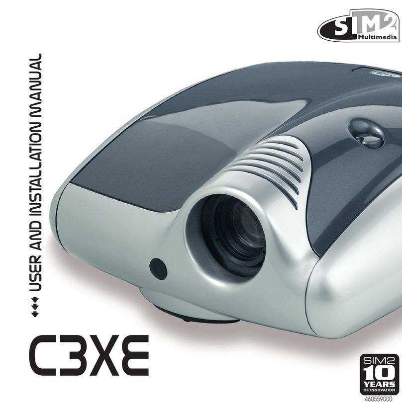Sim2 C3XE User and installation manual