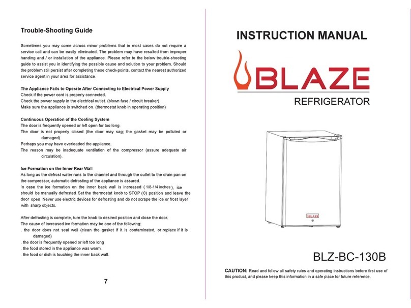 Blaze BLZ-BC-130B User manual