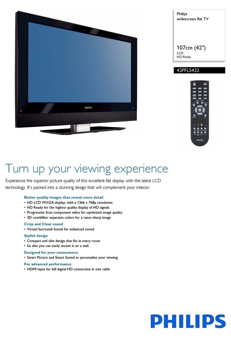 Philips 42PFL5422 User manual