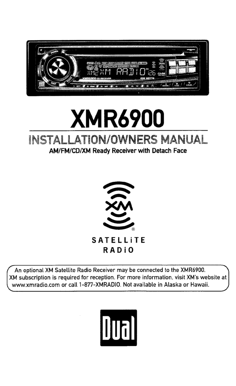 Dual XMR6900 Operating instructions
