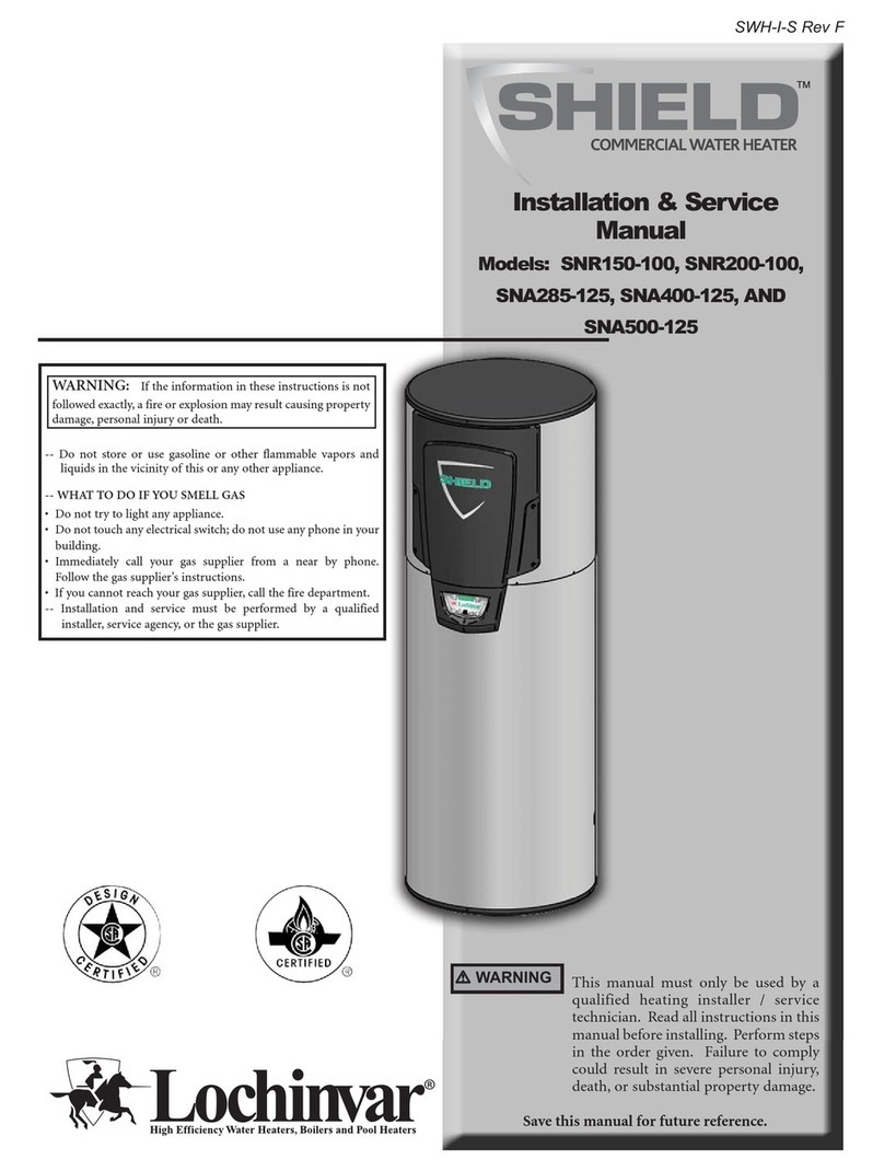Shield SNR150-100 Installation & service manual Shield SNR150-100 Installation & service manual