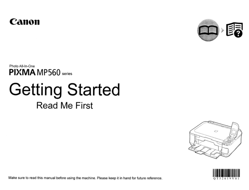 Canon MP560 - PIXMA Color Inkjet User manual