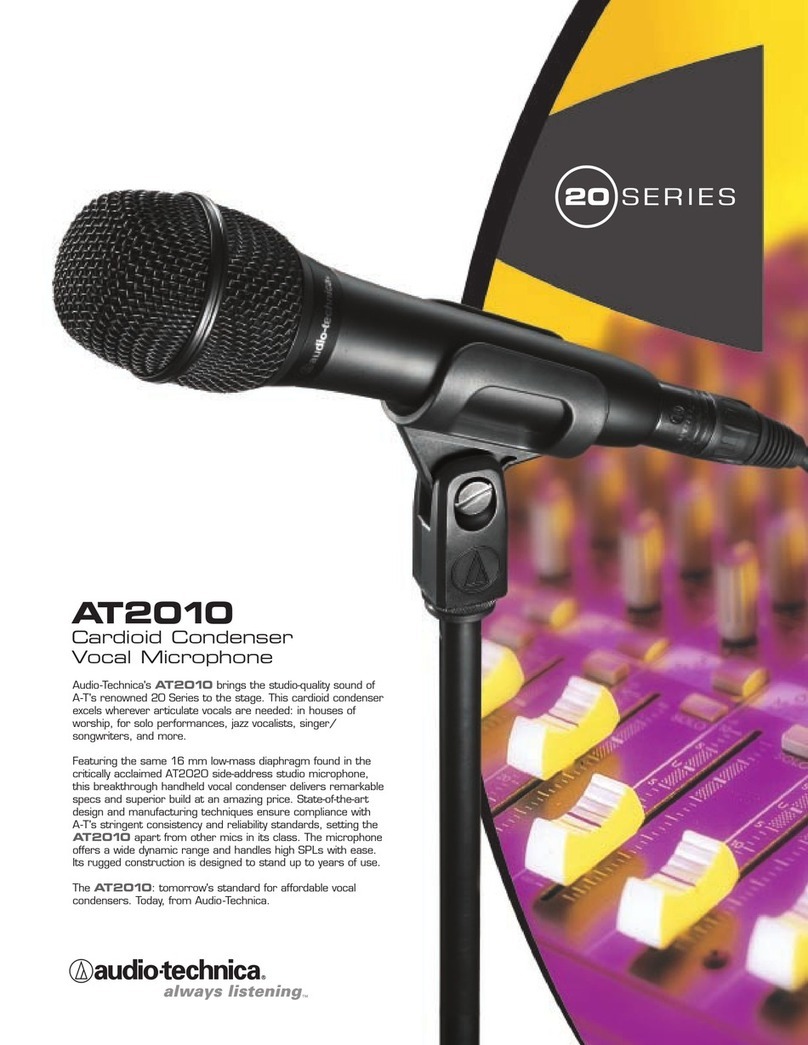 Audio Technica AT2010 User manual