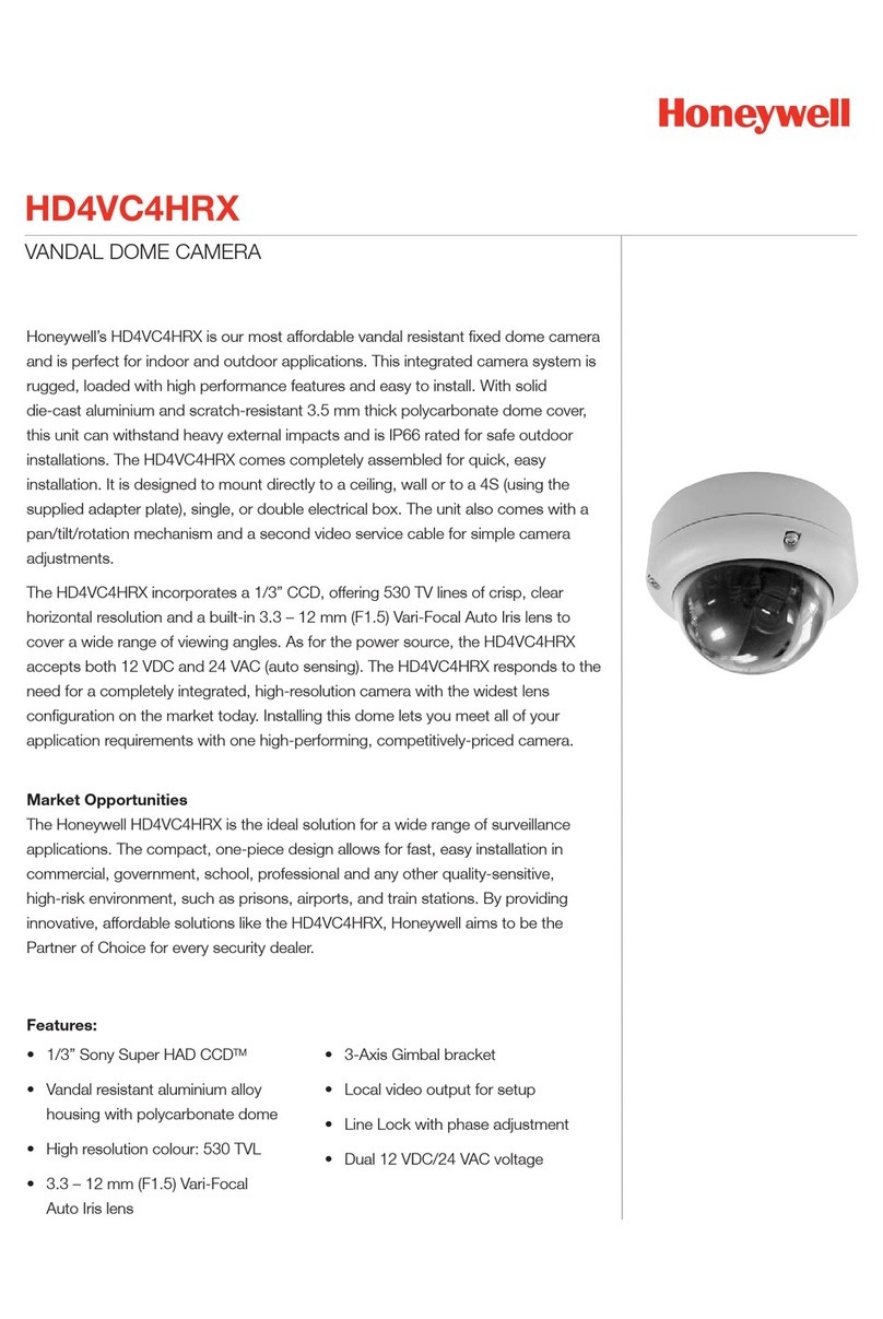 Honeywell HD4VC4HRX User manual