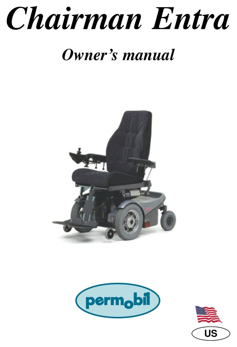 Permobil Chairman Entra User manual Permobil Chairman Entra User manual