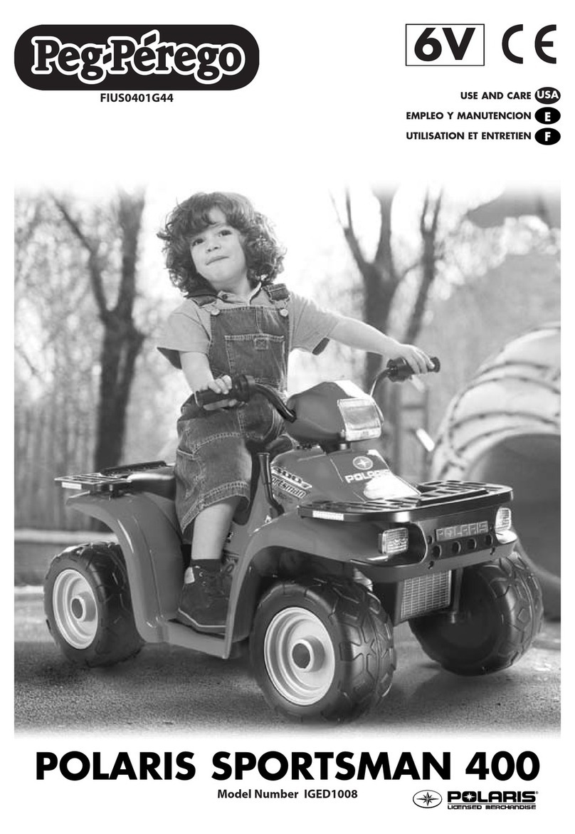 Peg-Perego POLARIS SPORTSMAN 400 Installation instructions