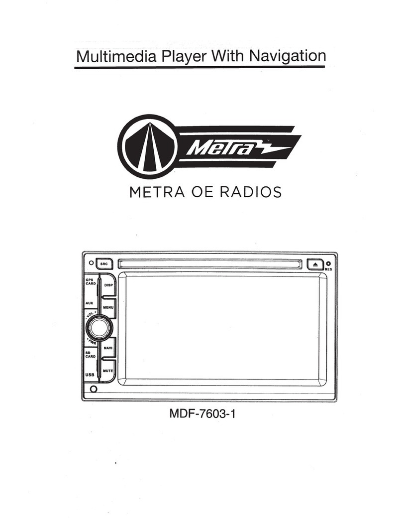 Metra Electronics MDF-7603-1 user guide