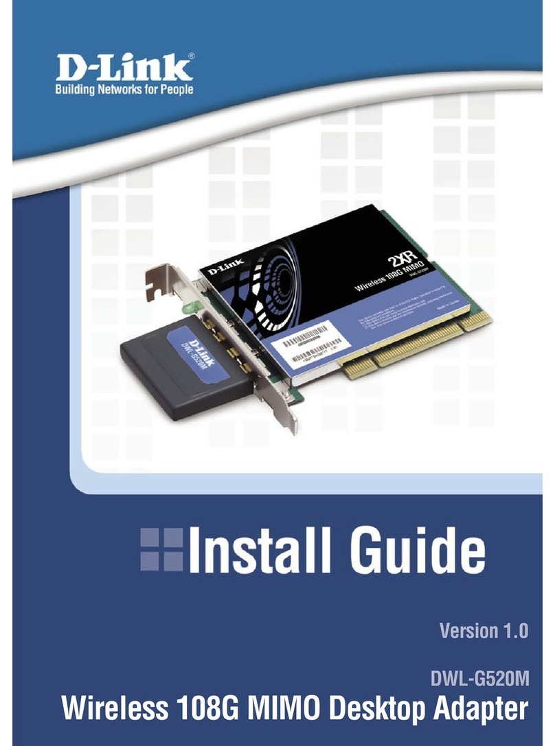 D-Link DWL-G520M User manual