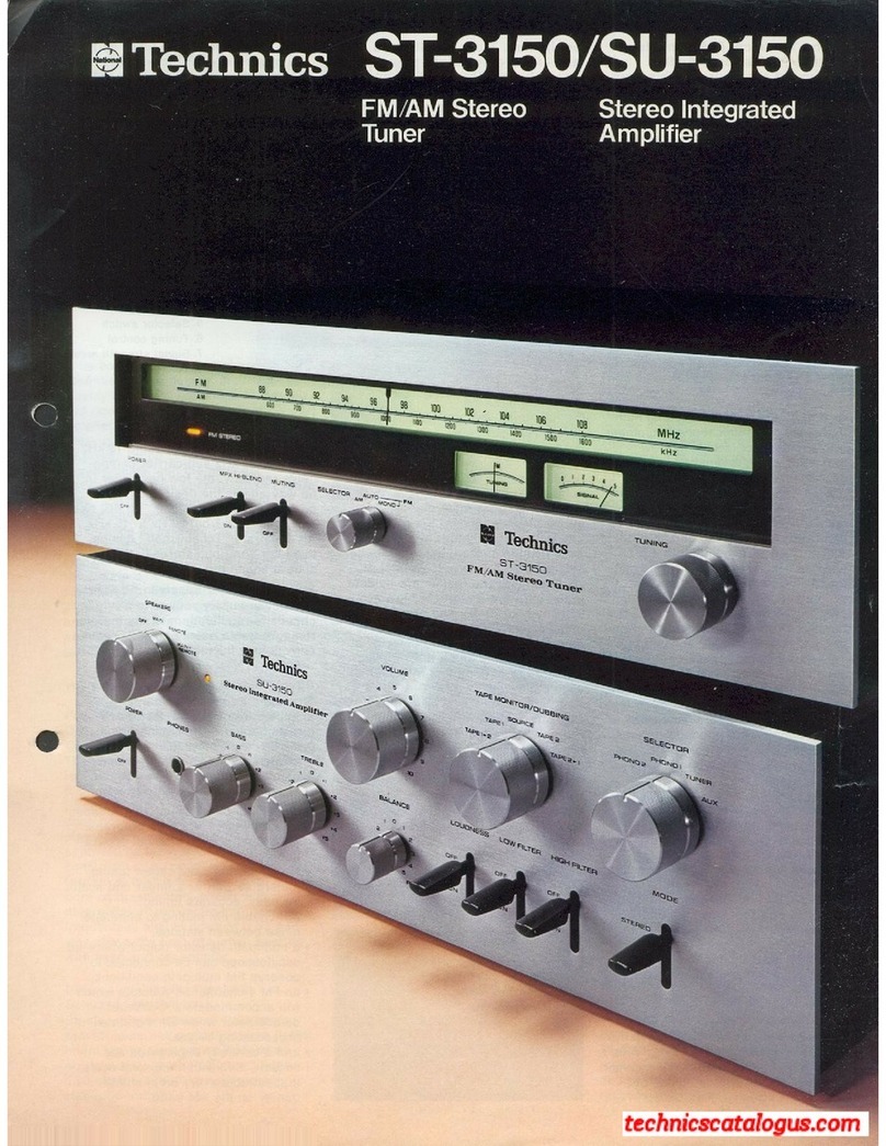 Technics ST-3150 User manual