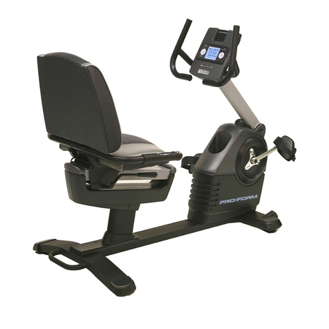 Pro-Form 290 Csr Bike User manual