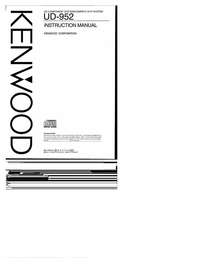 Kenwood UD-952 instruction manual