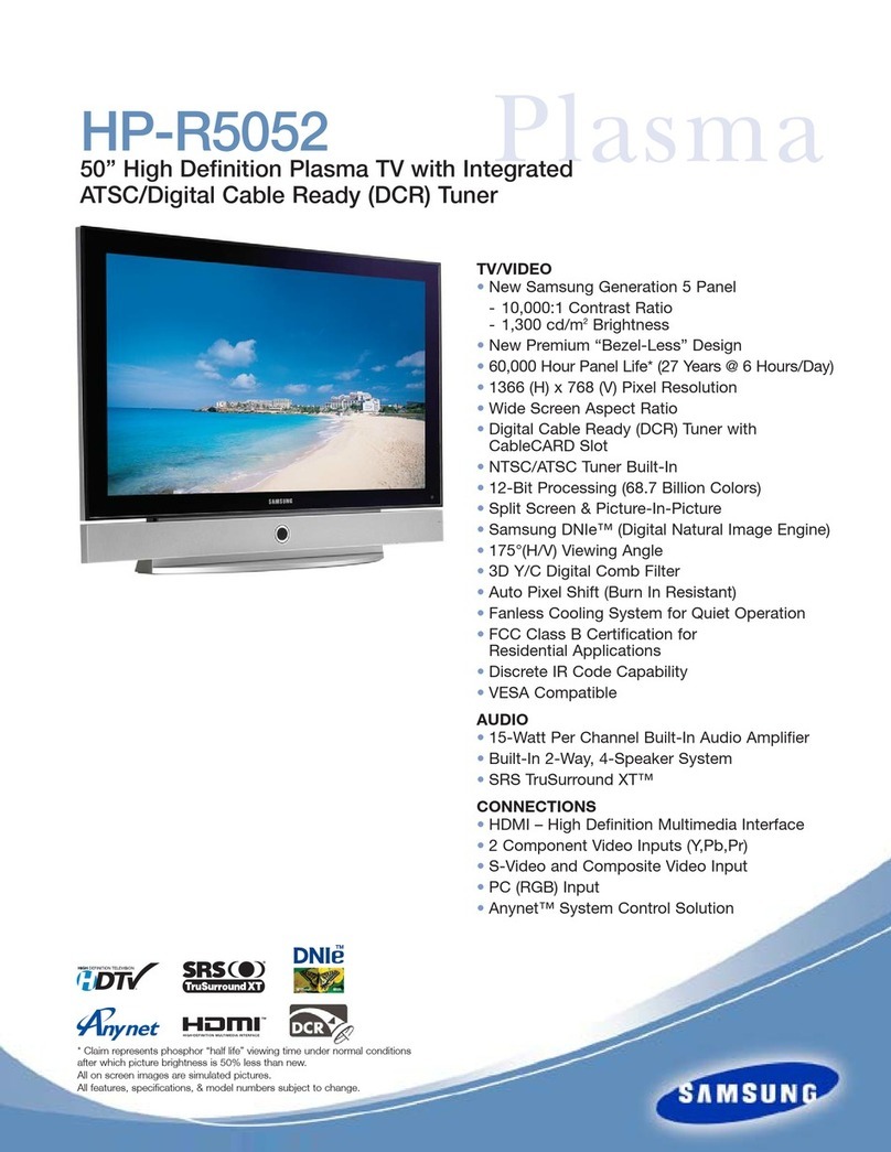 Samsung HP-R5052 User manual