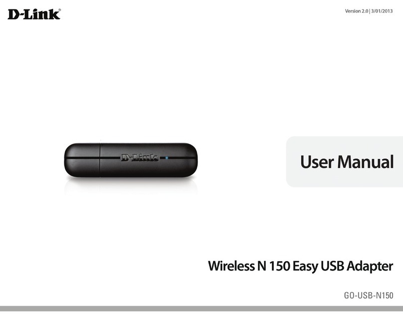 D-Link dlinkgo GO-USB-N150 User manual D-Link dlinkgo GO-USB-N150 User manual