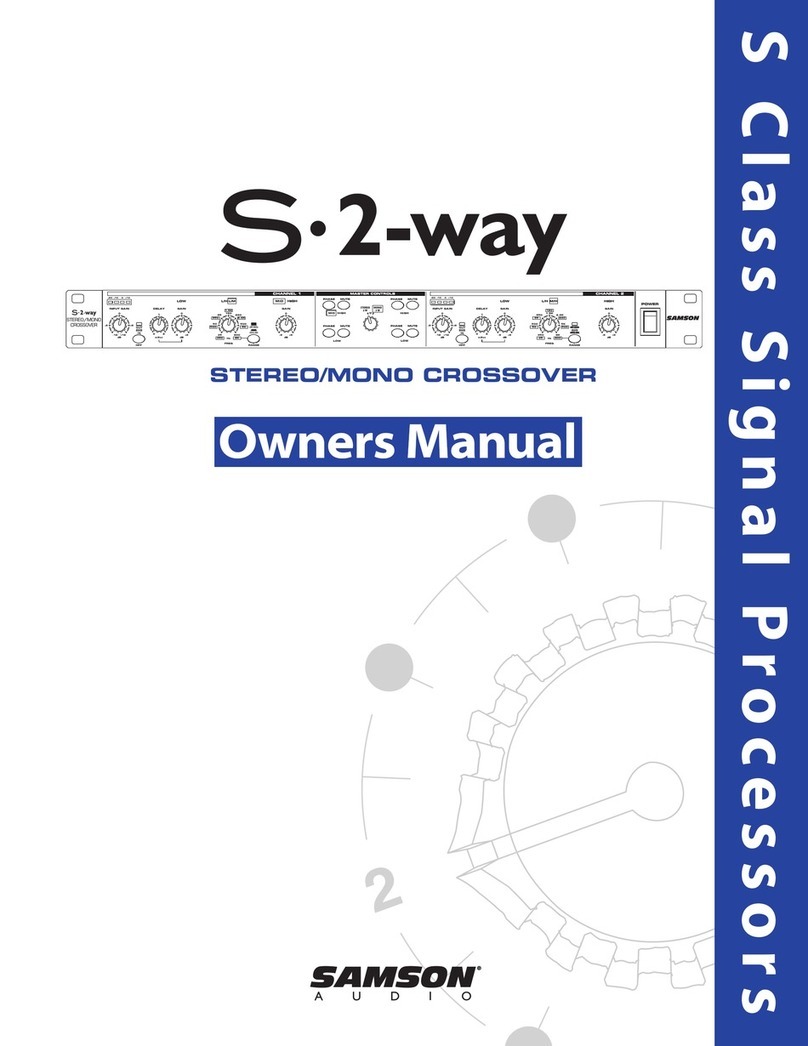 Samson S Class owner's manual