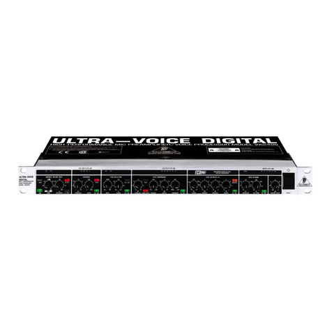 Behringer Ultravoice Digital VX2496 Technical specifications