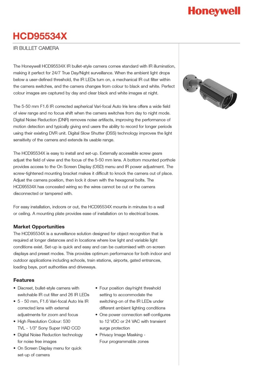 Honeywell HCD95534X User manual