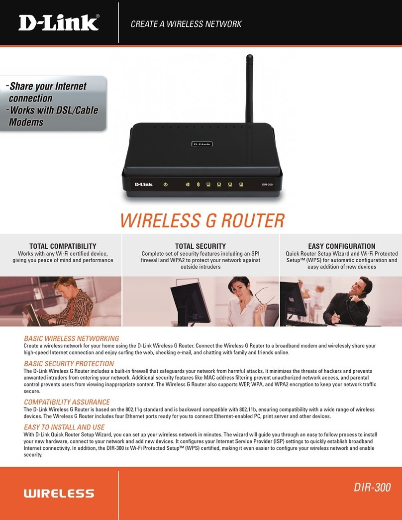 D-Link DIR-300 - Wireless G Router User manual