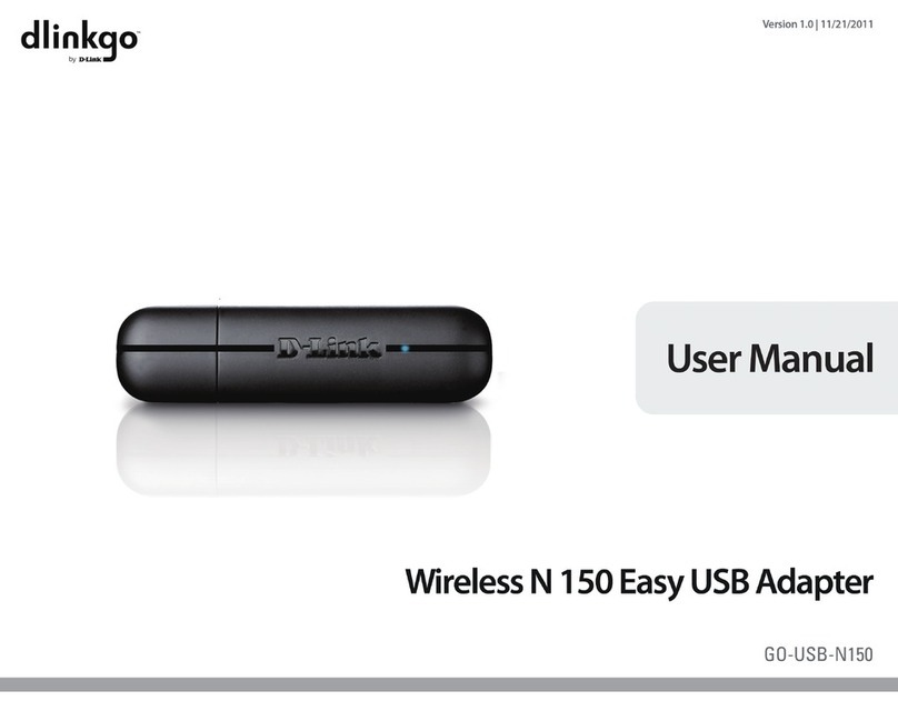 D-Link dlinkgo GO-USB-N150 User manual D-Link dlinkgo GO-USB-N150 User manual