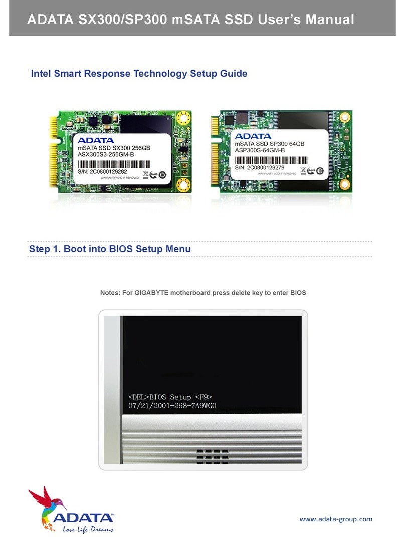 Adata SX300 user manual