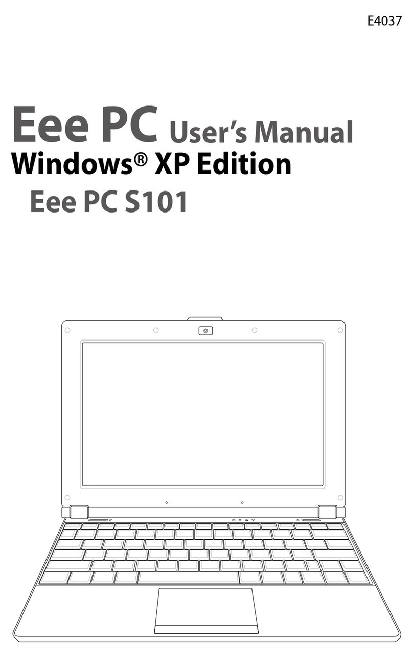Asus S101 - Eee PC - Atom 1.6 GHz User manual Asus S101 - Eee PC - Atom 1.6 GHz User manual