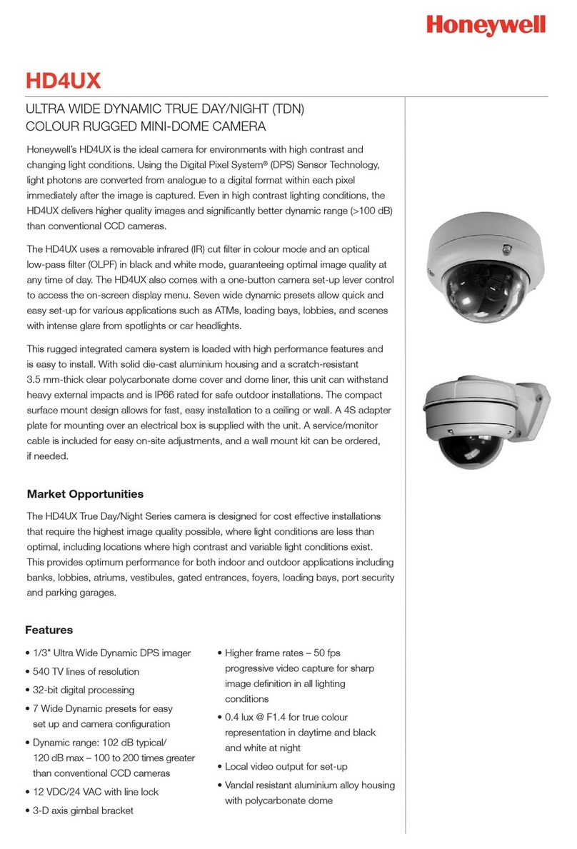 Honeywell HD4UX User manual