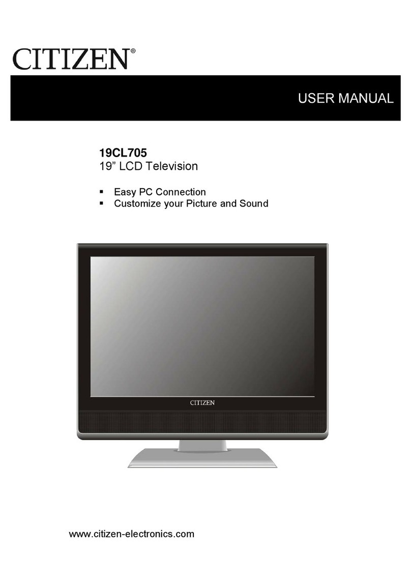 Citizen 19CL705 User manual