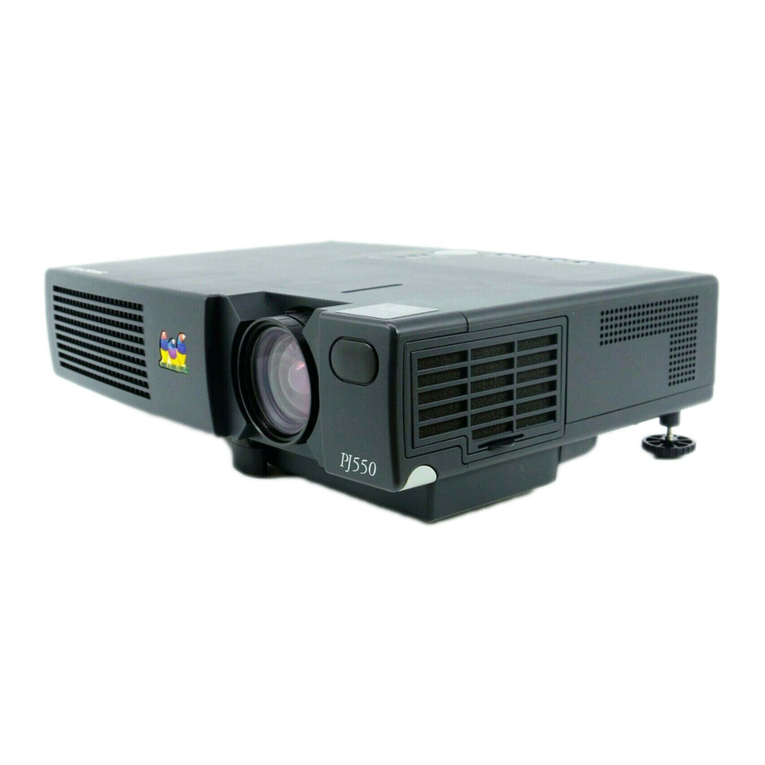 ViewSonic PJ550 - LCD Projector XGA User manual