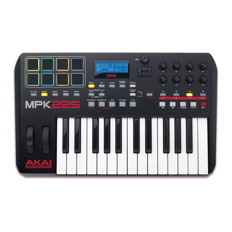 Akai MPK225 User manual