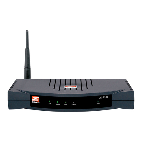 Zoom ADSL X6 User manual Zoom ADSL X6 User manual