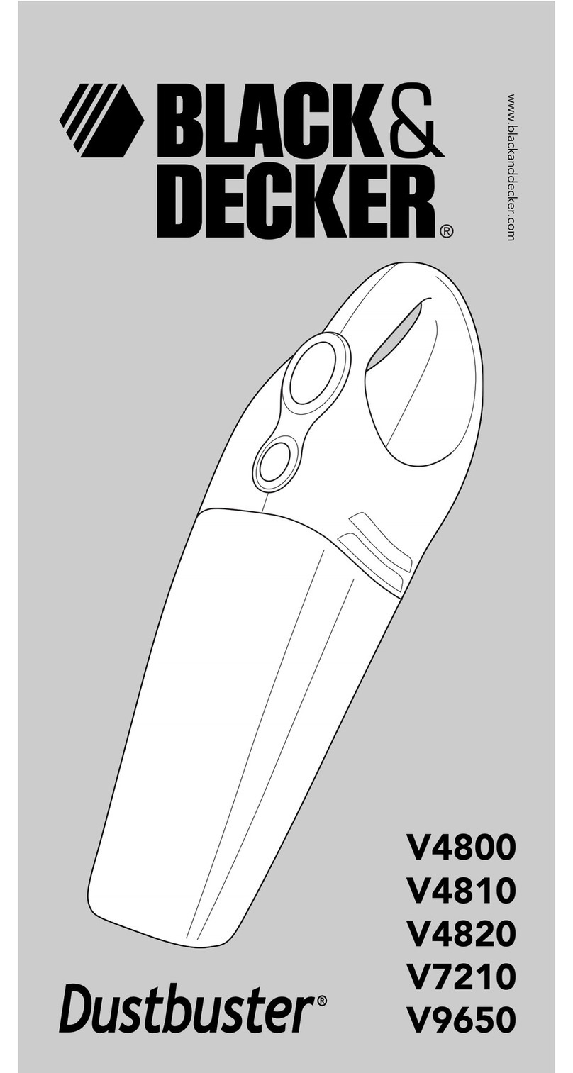 Black & Decker Dust Buster V4800 User manual