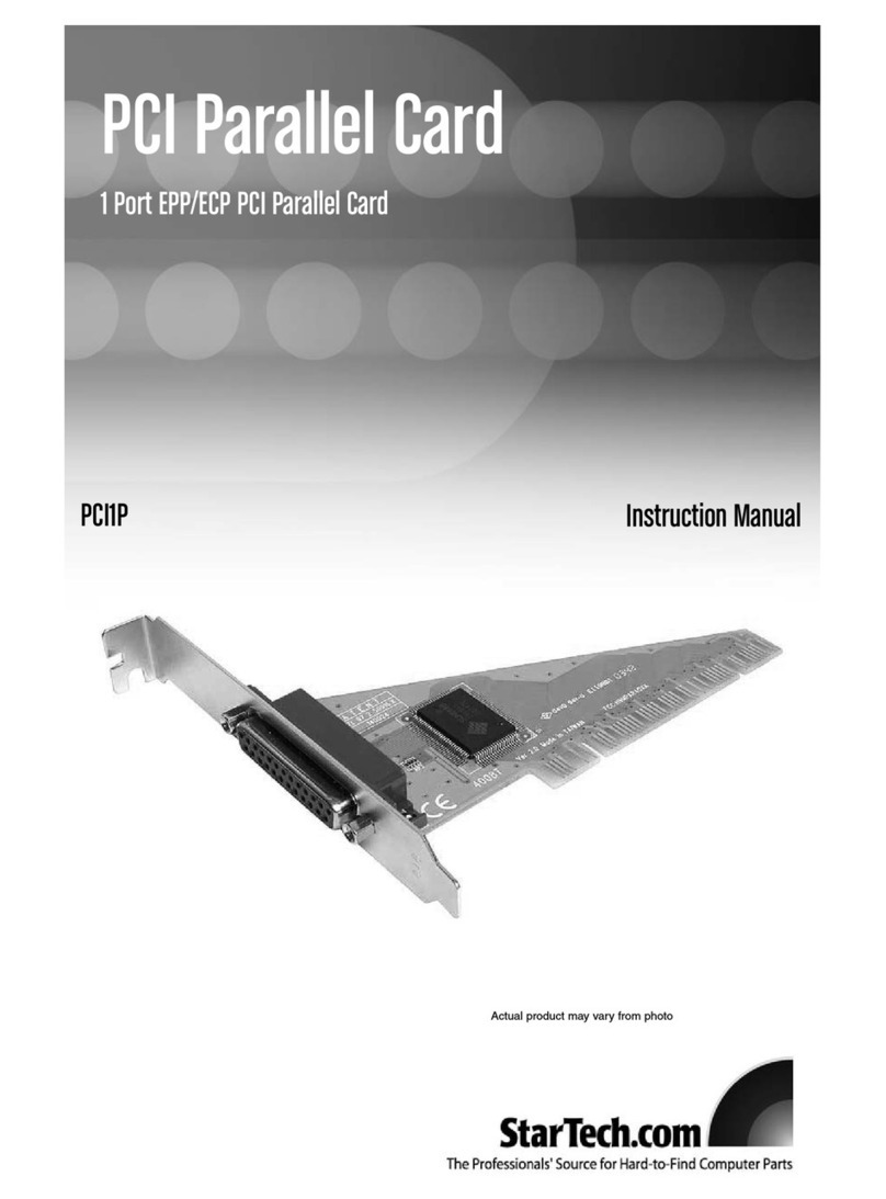 StarTech.com PCI1P User manual StarTech.com PCI1P User manual