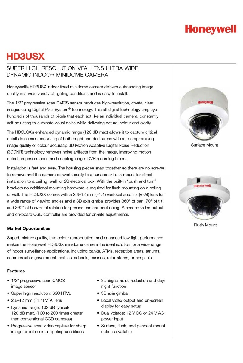 Honeywell HD3USX User manual