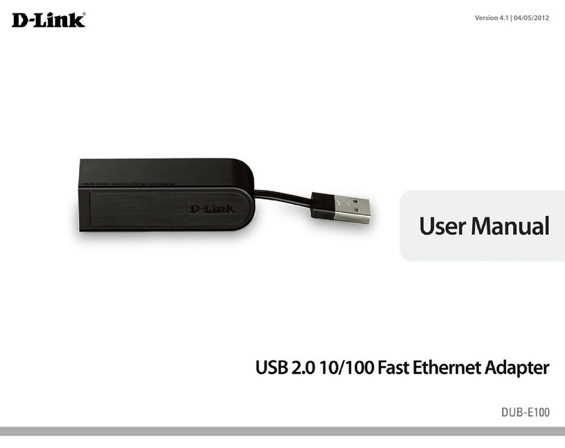 D-Link DUB-E100 User manual D-Link DUB-E100 User manual