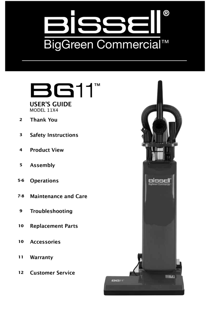 Bissell BG11 User manual