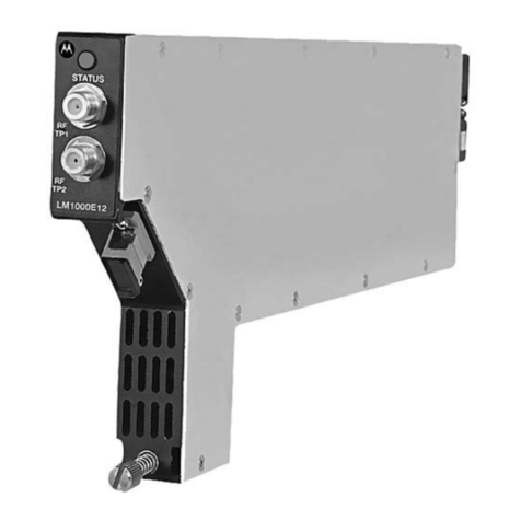 Motorola OMNISTAR GX2-LM1000E Series User manual