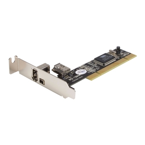 StarTech.com PCI1394_2 User manual