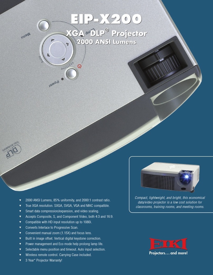Eiki EIP-X200 User manual