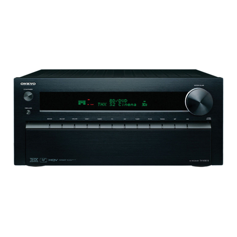 Onkyo TX-NR818 User manual Onkyo TX-NR818 User manual