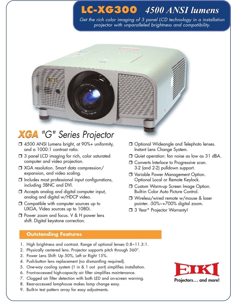 Eiki LC-XG300 Features & specifications
