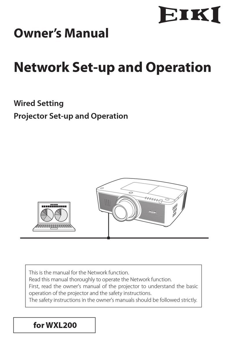 Eiki LC-WXL200 User manual