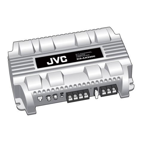 JVC KS-AX3500 - Amplifier User manual
