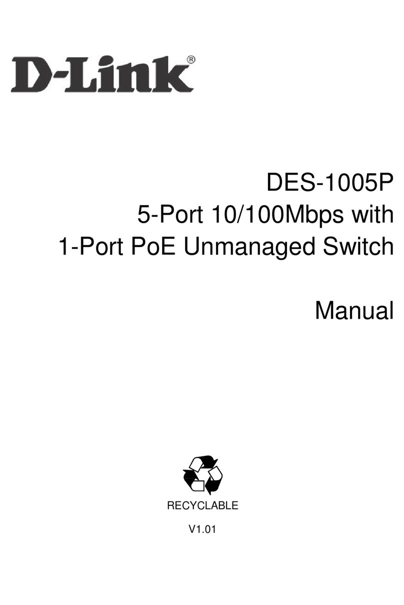 D-Link DES-1005P User manual
