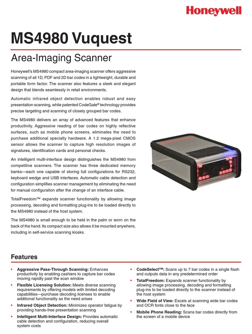 Honeywell MS4980 Specifications