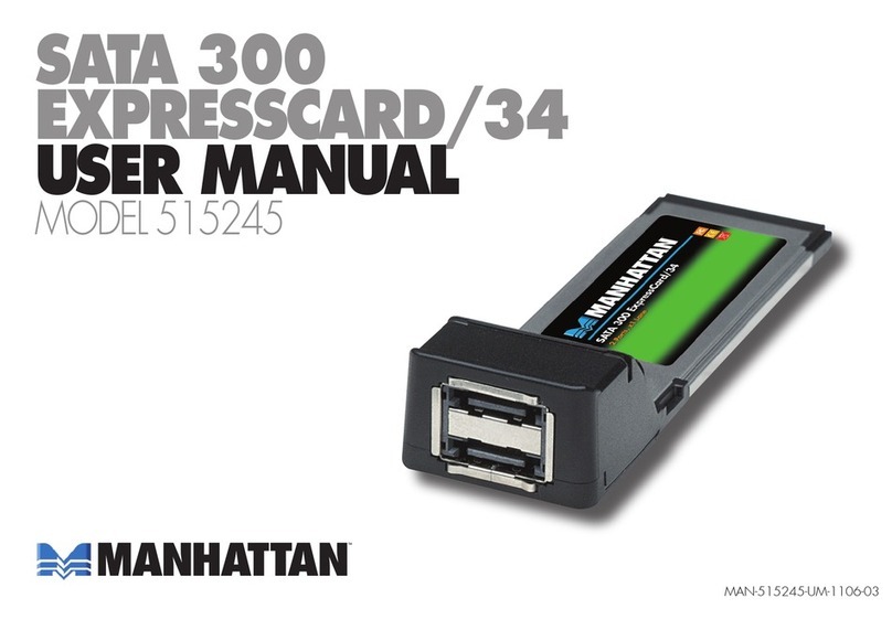 Manhattan 515245 User manual Manhattan 515245 User manual