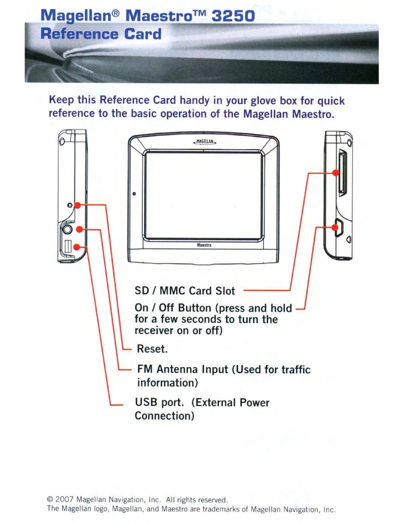 Magellan Maestro 3250 - Automotive GPS Receiver Parts list manual